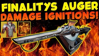 Ignition Turret Finalitys Auger Sanguine Alchemy COMBUSTION  Destiny 2 Heresy TFS [upl. by Krystin]