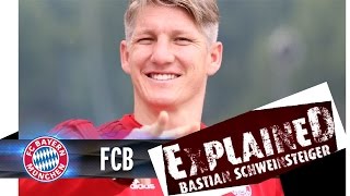 FCB Explained  Bastian Schweinsteiger [upl. by Ahsilram]