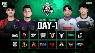 PUBG Mobile NEPX Showdown  Grand Finals Day 1 [upl. by Amelina]