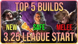 TOP 5 League Start Build Guides for Path of Exile 325 Settlers League [upl. by Dacy]