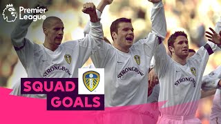 MAGNIFICENT Leeds United Goals  Viduka Yeboah Haaland  Squad Goals [upl. by Nelleus]