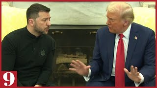 Trump And Zelensky Engage In A Heated White House Confrontation [upl. by Maise]