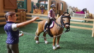 Alinas erste Ponystunde 🐴 1 Der Weg zum Erfolg 💥  Schleich Video [upl. by Devehcoy246]