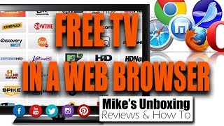 FREE LIVE TV From Around The World In Your Web Browser [upl. by Wandy]