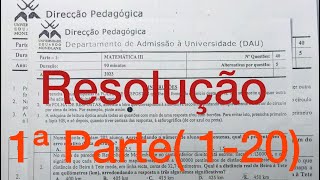 Exame de MatemáticaIII UEM2023 [upl. by Econah908]