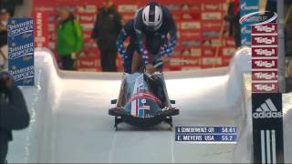 FIBT  Womens Bobsleigh World Cup 20132014  Igls Highlights [upl. by Anoli]