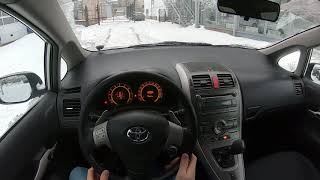 2008 Toyota Auris 16L 124 POV TEST DRIVE [upl. by Yetak932]