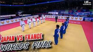 Judo Worlds 2022 FINAL JAPAN vs FRANCE Teams Event [upl. by Lauritz]