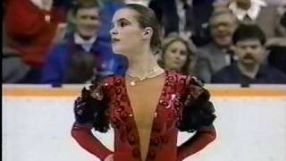 Katarina Witt GDR  1988 Calgary Figure Skating Ladies Long Program US ABC [upl. by Goto]