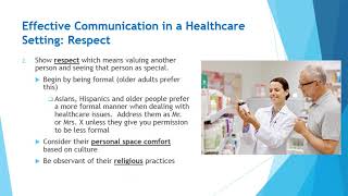 Basic Communication Techniques in Healthcare [upl. by Rise708]