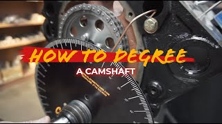 How to Degree a Camshaft Lobe Center Method [upl. by Hamo]