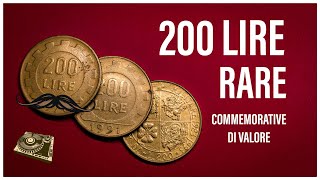 MONETE 200 LIRE RARE di Valore e commemorative [upl. by Ynahteb128]