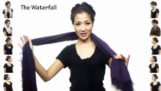 25 Ways to Wear a Scarf in 45 Minutes [upl. by Aivekahs545]