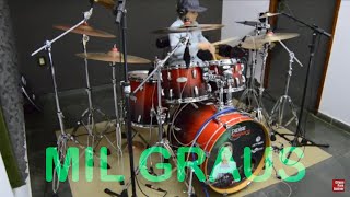 Mil Graus  Renascer Praise Pierre Maskaro Drum Cover [upl. by Atteuqram110]