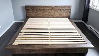 DIY 5 Minutes Bed Frame [upl. by Ahsiuqet]