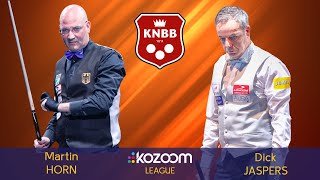 KNBB Kozoom League  Martin HORN vs Dick JASPERS [upl. by Einahpets67]