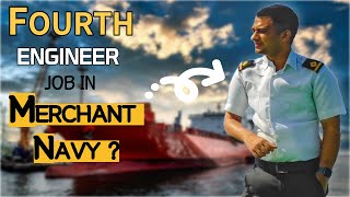 4th ENGINEER JOBS ONBOARD  MERCHANT NAVY  LIFE AT SEA [upl. by Mosier]