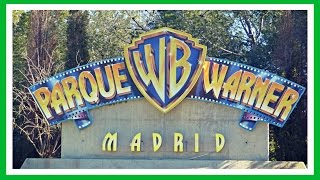 🎢 PARQUE WARNER Madrid  Warner Bros Park  ¡¡Todas las Atracciones ✅ España  Theme Park Spain [upl. by Barcus]