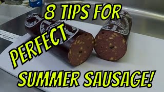 8 tips for PERFECT Summer Sausage [upl. by Ron]