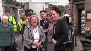 Grassington 1940s Weekend 2014 Street Scenes [upl. by Tonnie]