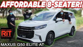 2021 Maxus G50 Elite AT Review  Affordable 8 Seater [upl. by Elleimac291]