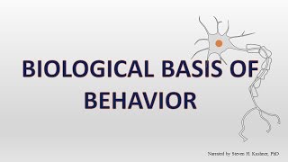 Biological Basis of Behavior [upl. by Haisa]