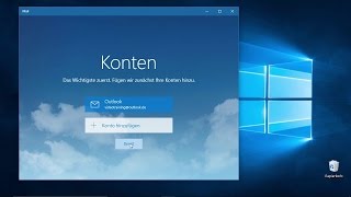 Ein EMailKonto einrichten  Auszug aus Windows 10 – Der verständliche Videolernkurs [upl. by Iknarf]