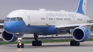 CLOSE UP quotAir Force Twoquot  Boeing C32 USAF Takeoff [upl. by Assirem]