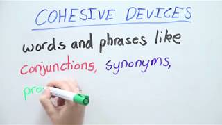 Cohesion with Cohesive Devices [upl. by Nomolos]