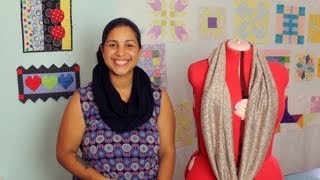 How to Make an Infinity Scarf DIY Sewing Tutorial [upl. by Attiuqram]