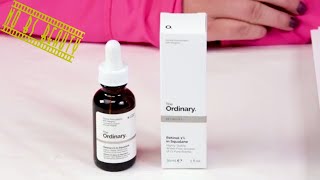 The Ordinary  Retinol 1 in Squalane Review amp Ingredients [upl. by Horlacher150]