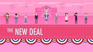 The New Deal Crash Course US History 34 [upl. by Dyol]