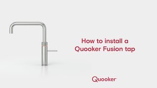 How to install a Quooker Fusion tap [upl. by Arrim]