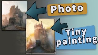 Painting Photo Studies TIPS  and I use Clip Studio Paint [upl. by Nilhtac]