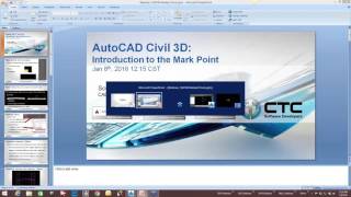 Webcast Civil 3D Marked Point Subassemblies [upl. by Anisamot786]