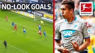 Top 10 NoLook Goals since 2000  Firmino Lewandowski Bailey amp More [upl. by Ezitram]