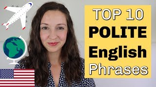 TOP 10 Polite English Expressions Advanced Vocabulary Lesson [upl. by Farrow]