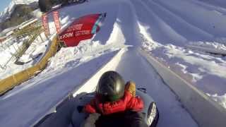 Tobogganing Park  Leysin  07012014 [upl. by Eilema702]