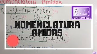 Nomenclatura Amidas  quimica organica [upl. by Calle]