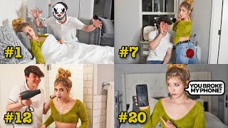 PRANKING My GIRLFRIEND For 24 HOURS ChallengeGONE WRONGJentzen Ramirez [upl. by Ewell]