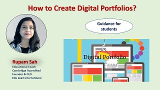 Creating Digital Portfolio  guidance for Students [upl. by Tennes]