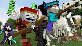 Minecraft Song  quotMONSTER CREWquot  Best Minecraft Song Ever [upl. by Weylin481]