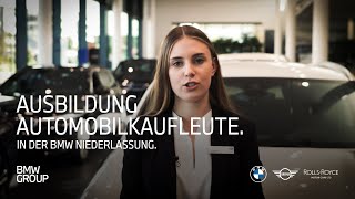 Ausbildung zum Automobilkaufmann wmx  BMW Group Careers [upl. by Caiaphas]