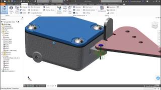 Inventor Tutorial  Placing a bolted connection [upl. by Sirrah]