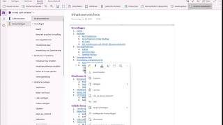 OneNote  Inhaltsverzeichnis erstellen [upl. by Lindley208]