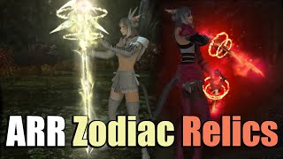 All A Realm Reborn Relic Weapons Zodiac [upl. by Anelaf]