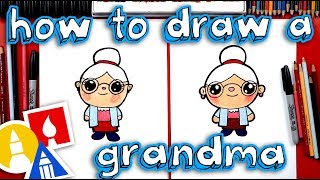 How To Draw A Cartoon Grandma [upl. by Yttiy733]