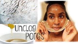 DIY Milk Peel Off Mask UNPLUG Blackheads Whiteheads amp Unwanted Hair [upl. by Lynch]