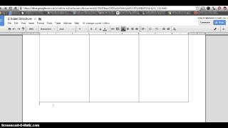 How to make 2 sided brochure with Google Docs [upl. by Namyh]