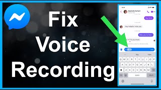 How To Fix Messenger Voice Record Not Working [upl. by Teyut]